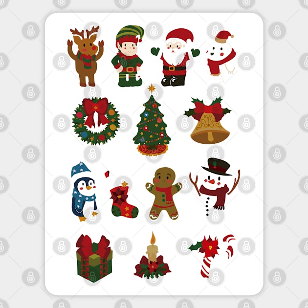 NAVIDAD POR DOQUIER Magnet by Lila Tochi World